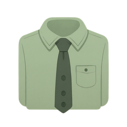 Icône chemise et cravate