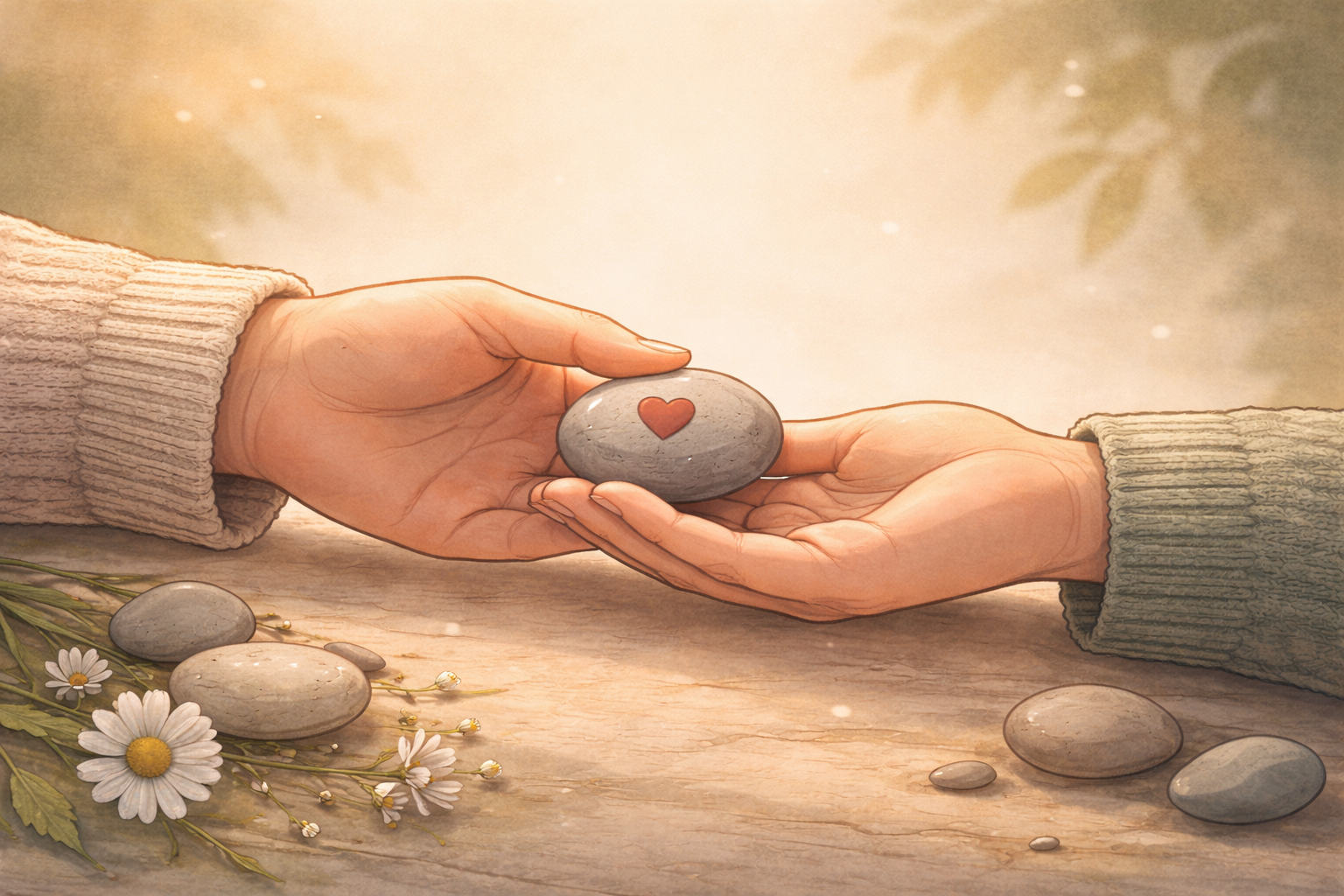 Ces petits gestes qui disent je pense à toi